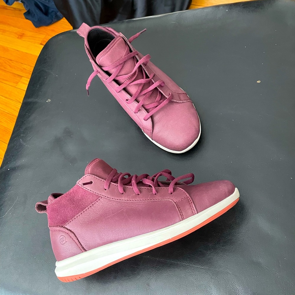 ✈️Superfeet Newberry Leather Ankle boot fashion sneakers daily active sport gym